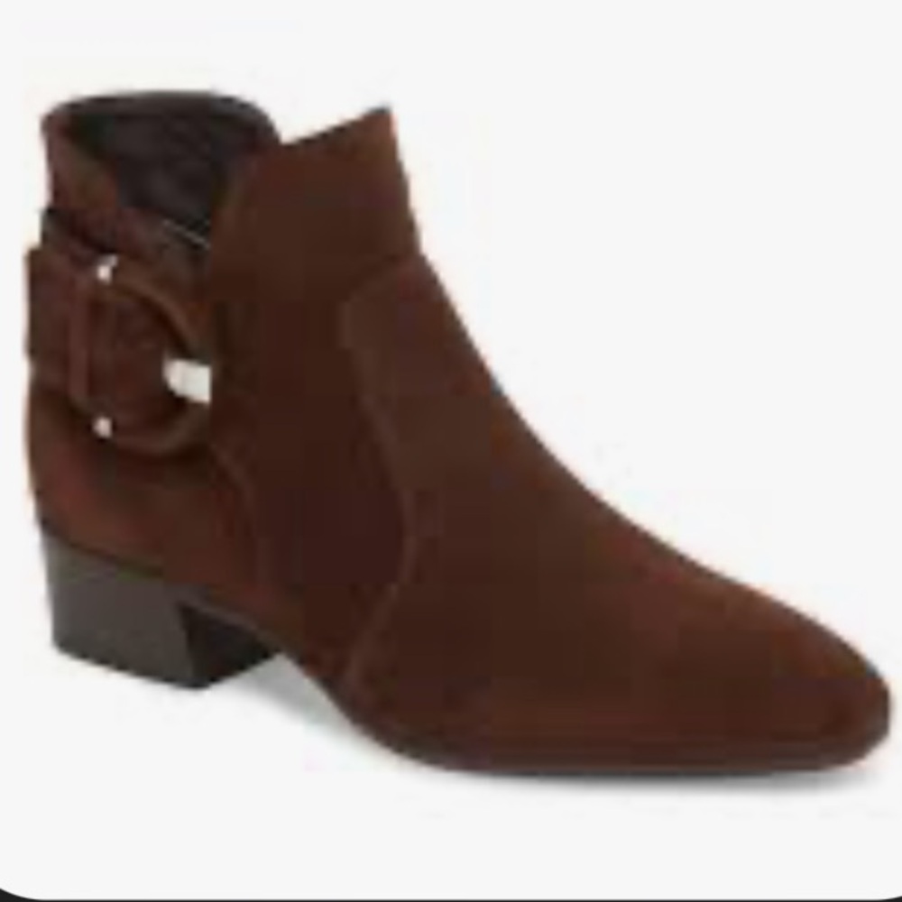 🎁Like New Aquatalia Brown/Silver Suede Boot #328507- US: 6.5M / Euro: 36.5
